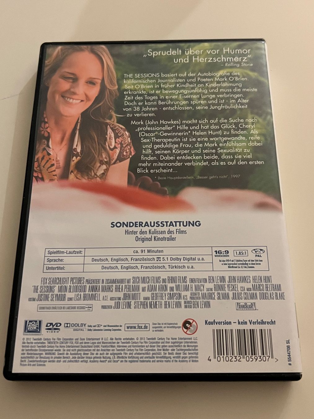 Tutti i DVDs: DVD The Sessions - Wenn Worte berühren – Usato da Altstätten SG venduto da sheamus 1