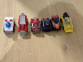 Paw Patrol Spielzeugautos 5er Set guter Zustand