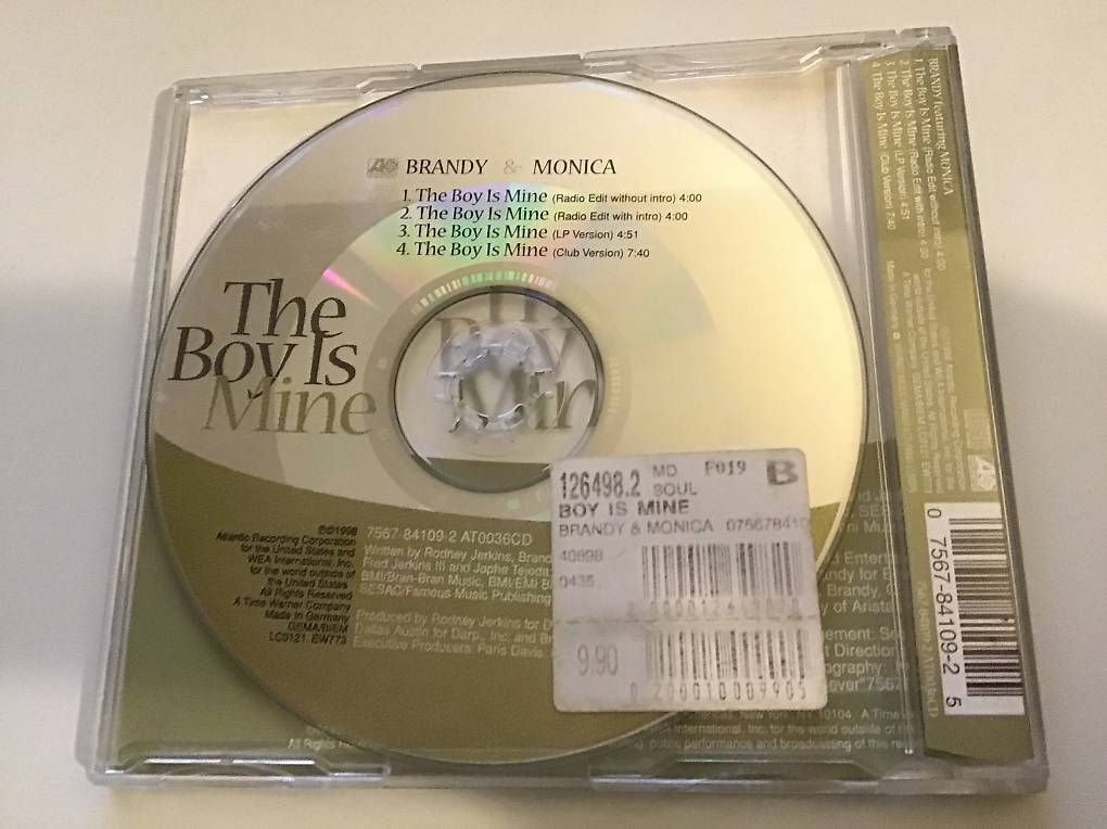 CDs: Brandy & Monica: The Boy Is Mine [Single-CD] – Gebraucht aus Zürich von audn 1