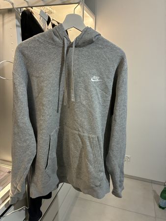 Nike Hoodie Hoody Pullover Kapuzenpullover Grau Grey Gr.: L