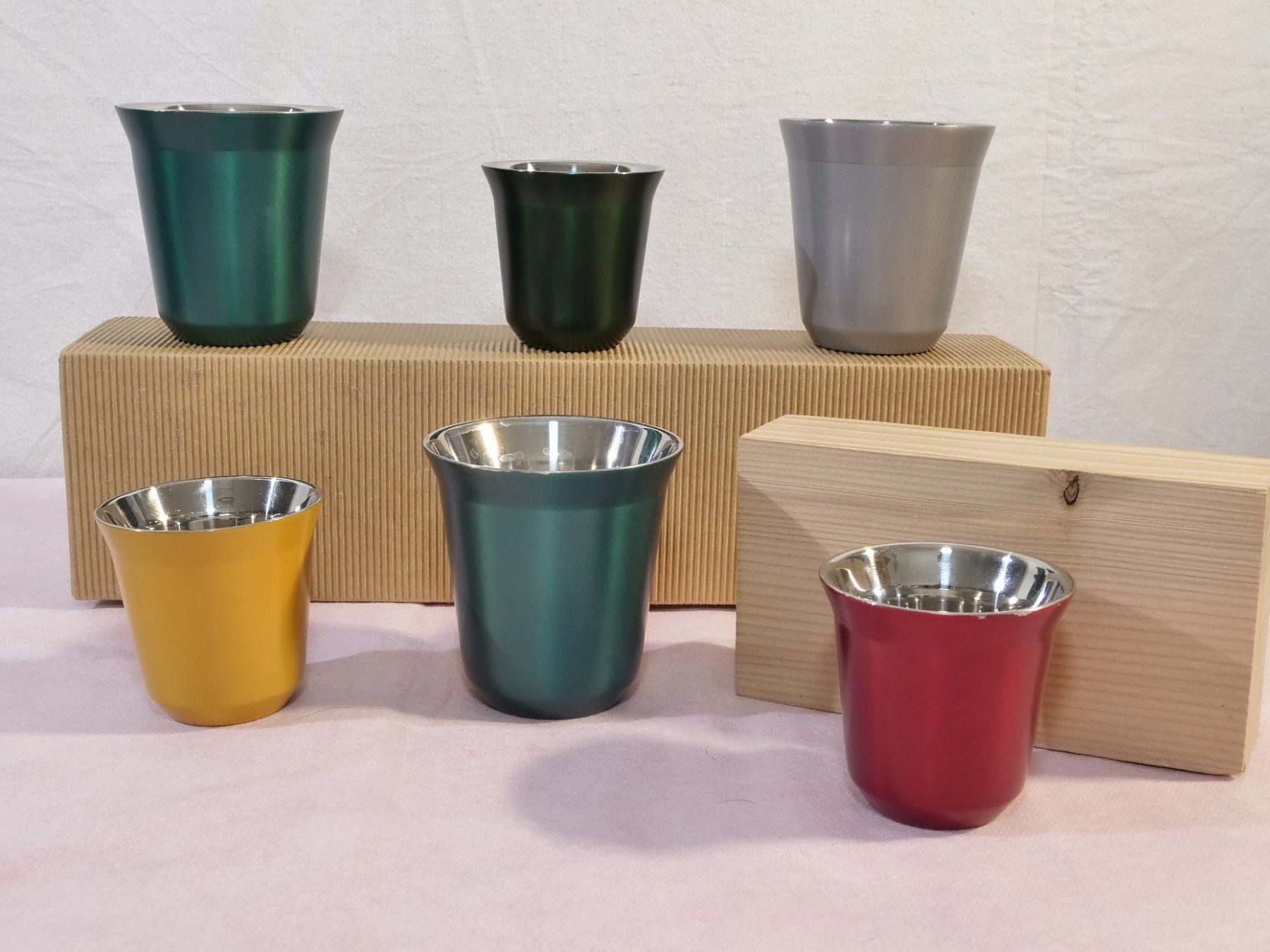 Nespresso Tassen: Nespresso- Becher 3x Kaffee plus 3x Espresso – Gebraucht aus Lustmühle von Glatisant