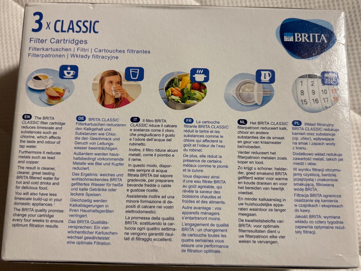 Sanitari: Brita Classic Water Filter Cartridges - 5 Pack, New! – Nuovo e nell'imballaggio originale da Luzern venduto da mon_6rzf 5