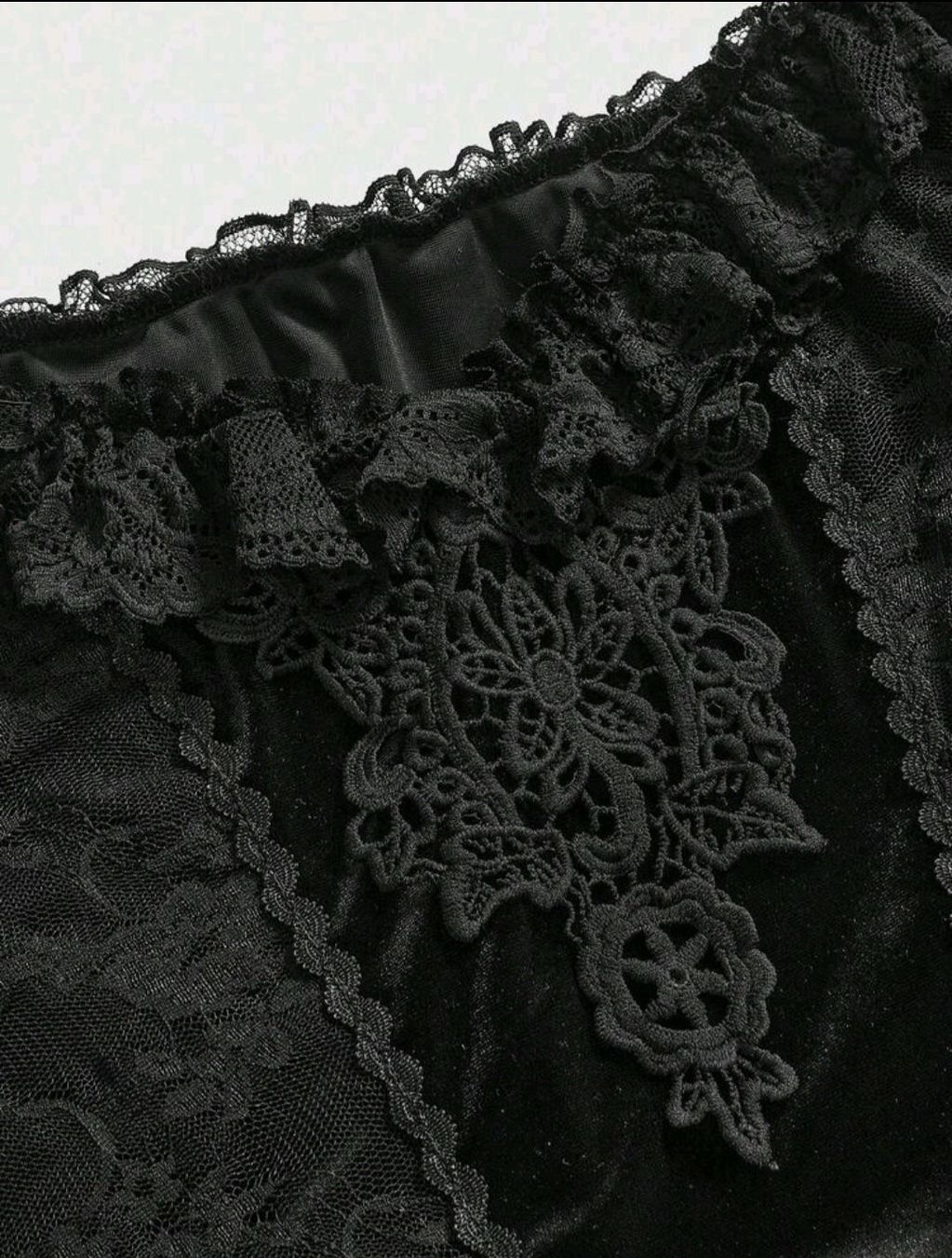 Camicette: Wunderschöne Gothic Samtbluse Gr S *neu* – Nuovo e nell'imballaggio originale da Münsingen venduto da BlackTears-3 2