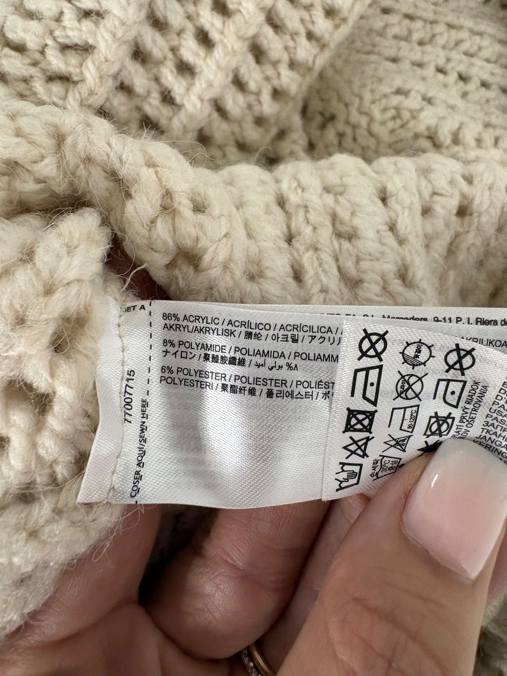 Mango Pullover & Sweatshirts: Mango Grobstrick Pullover Rollkragen Gr. S oversize beige – Neu (gemäss Beschreibung) aus Regensdorf von sec_l5cr 6