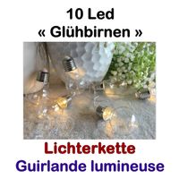 Lichterkette 10 Led Glühbirnen Klassisch
