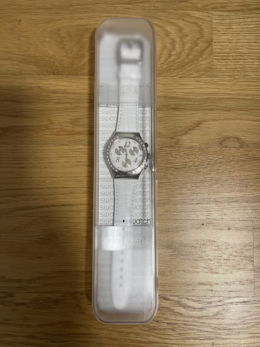 Swatch Orologi: Swatch Irony Typ YCS511C Weiss – Nuovo (secondo la descrizione) da Dübendorf venduto da EL-Spongebob