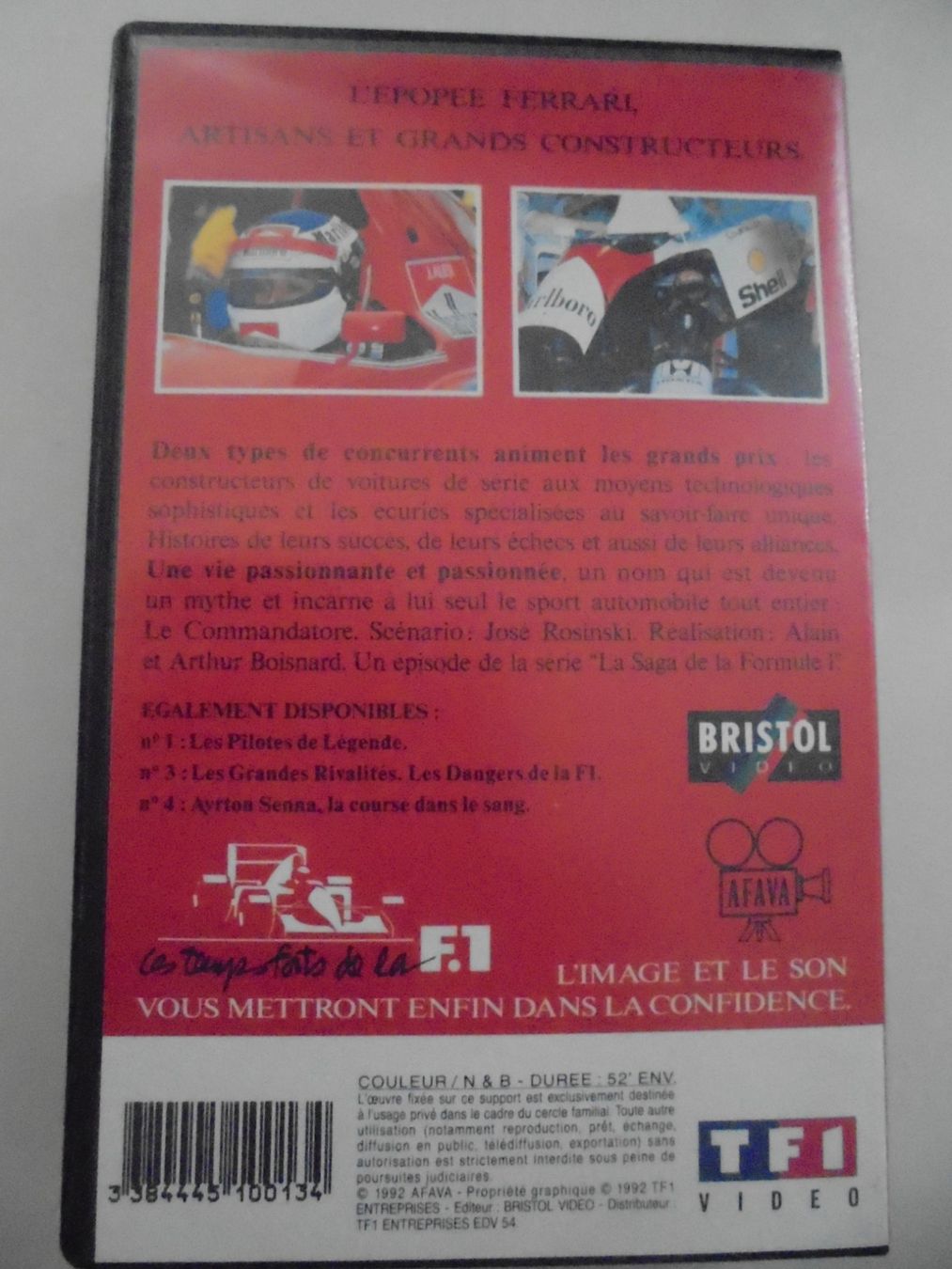 Tutti i VHS: l'épopée Ferrari, artisans et grands constructeurs / VHS – Usato da Eclépens venduto da Consuelo 1