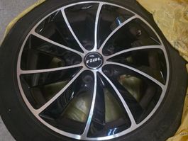 4x Rial Lugano Alufelgen 16" – 5x100 – ET38