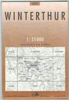 Landkarte Winterthur 1998