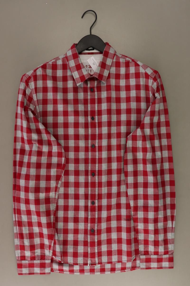 Camicie: Guess Karohemd Gr. L kariert Langarm rot – Usato da Neustadt an der Waldnaab venduto da SecondLifeFashion