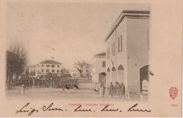 AK - Chiasso, Dogana svizzera, 1901 Animatissima.