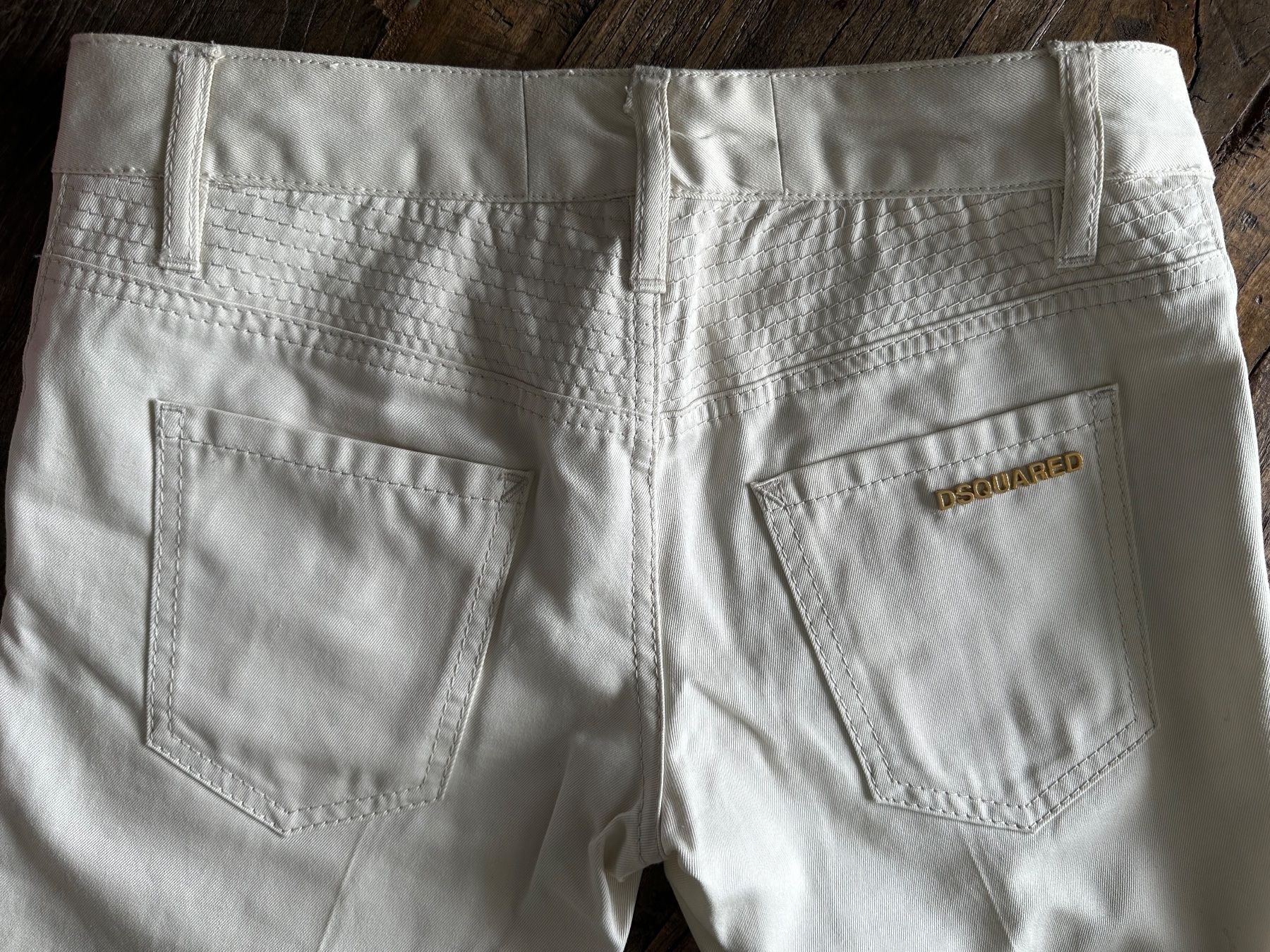Dsquared2 Pantalons: Dsquared2 Hose offwhite IT38/D32 neu – Neuf (Voir description) à Wollerau par NinaWollerau 2