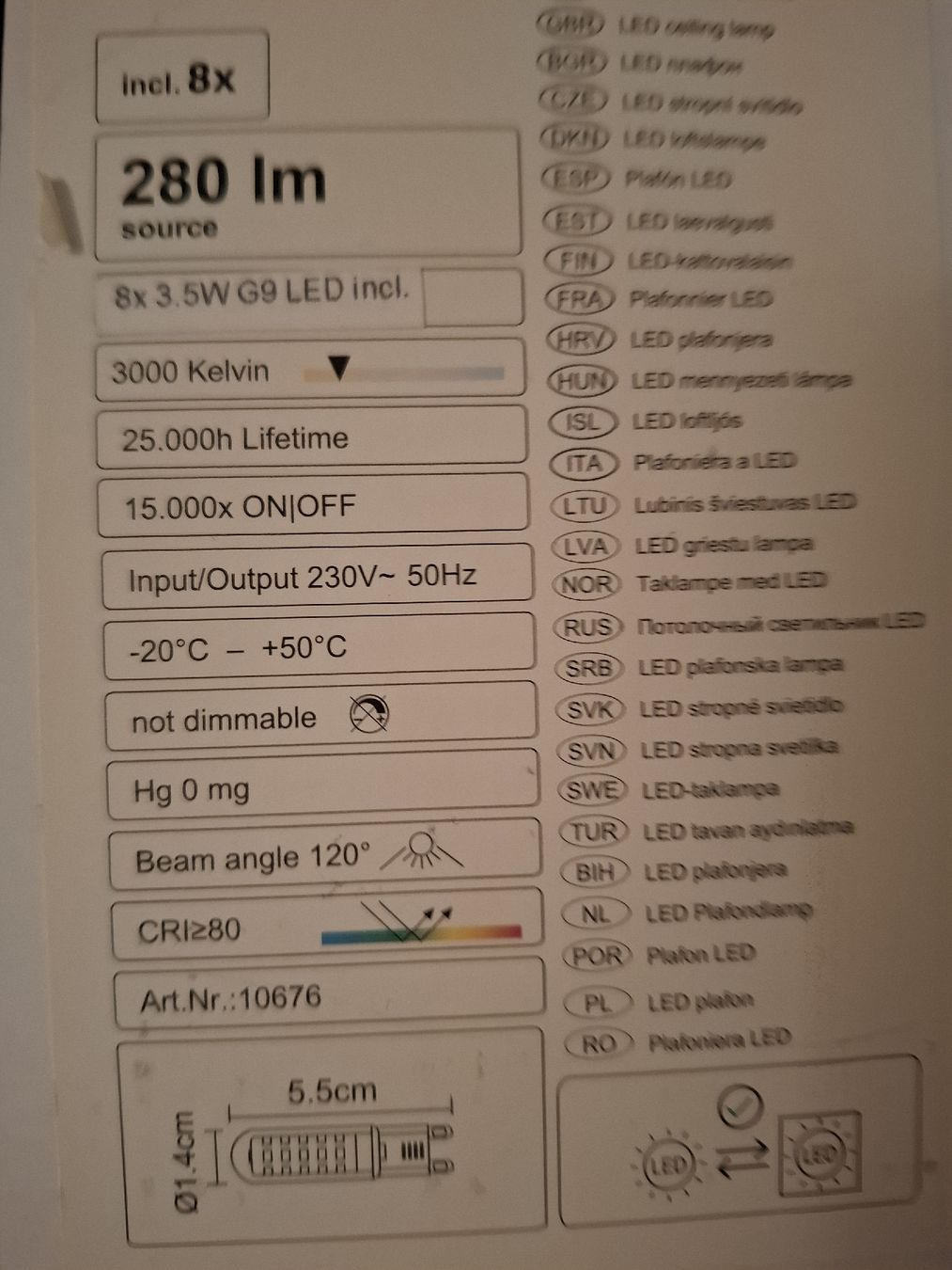 Lustres & lampes de plafonds: Neue Deckenleuchte LED – Neuf avec emballage d'origine à Suhr par oks_2hcx 1