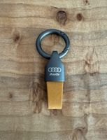 Schlüsselanhänger Audi Leder Braun NEU