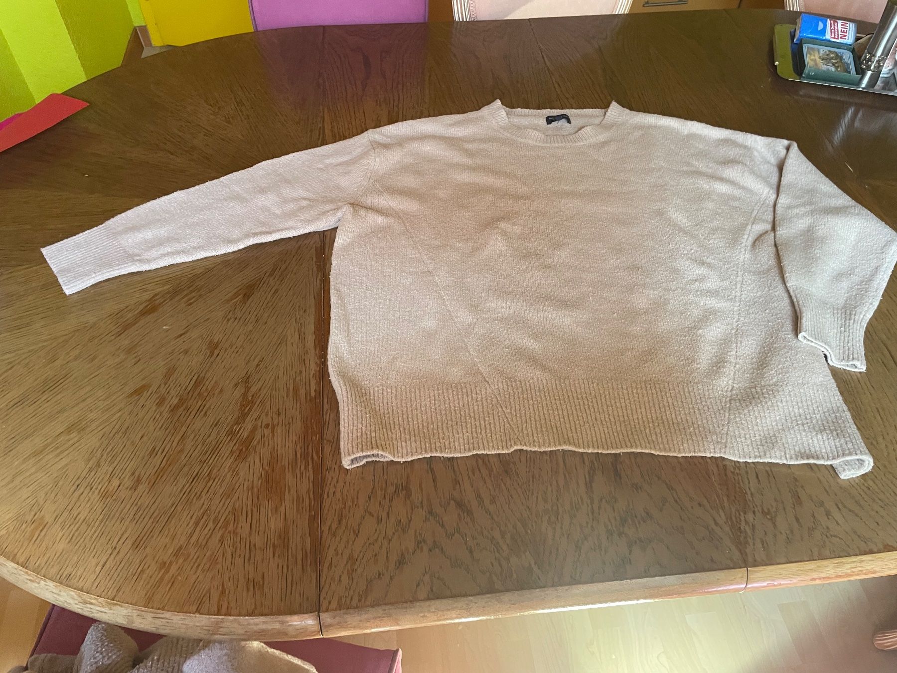 Pullover & Sweatshirts: Herren Pullover Strickpullover Beige Oversized – Gebraucht aus Biberist von LASCHINDELEGI 1