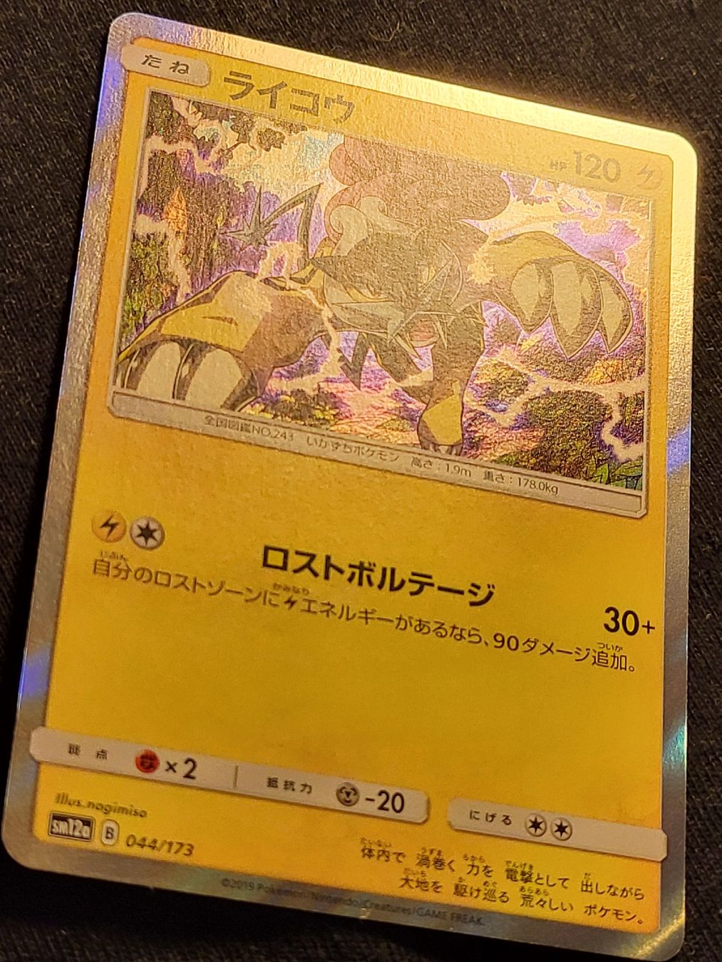 Pokémon Sammelbilder & Trading cards: 🇯🇵 Raikou 044/173 – Gebraucht aus Grindelwald von lego9 1