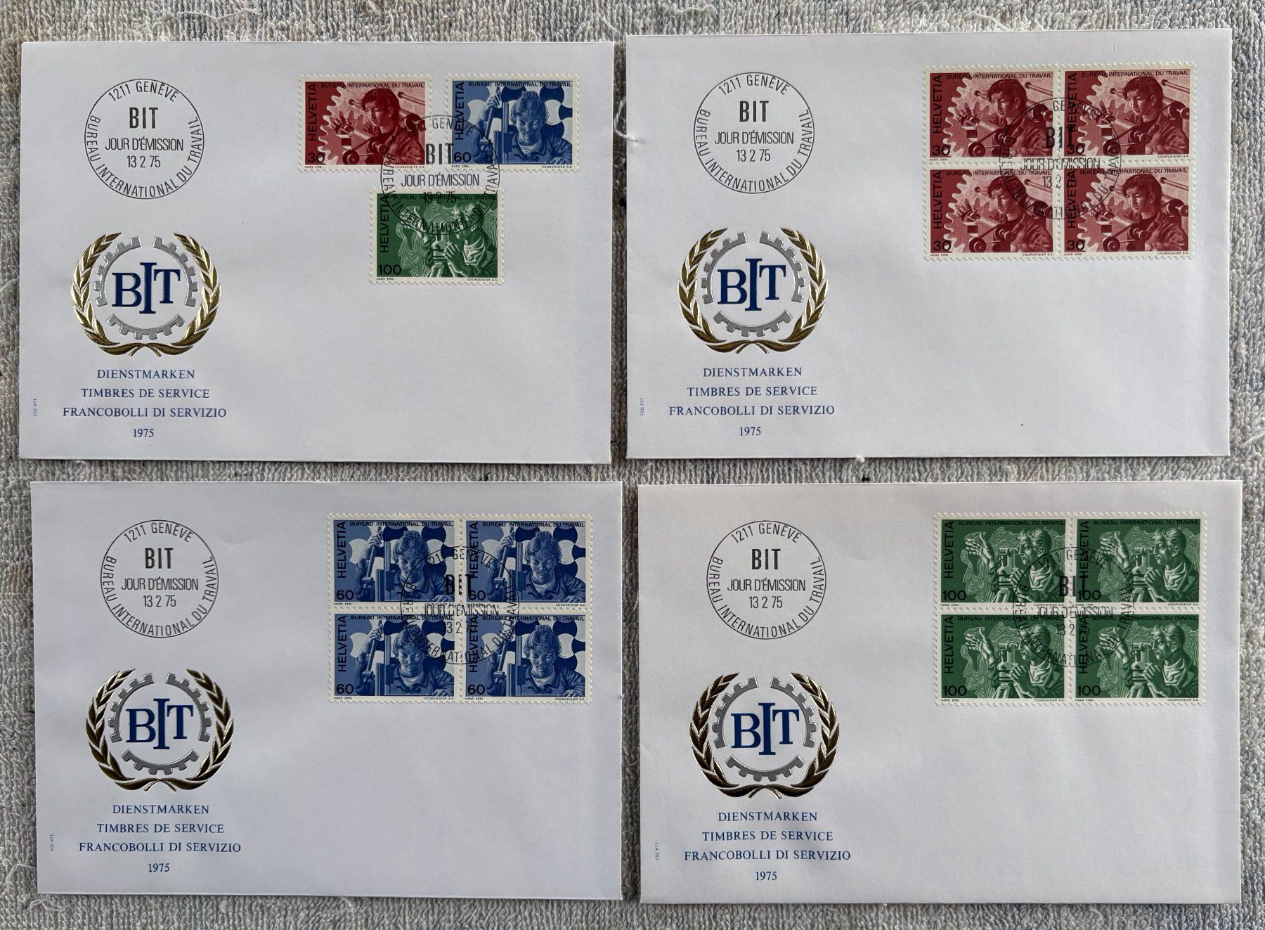 Tous les timbres: LOT FDC PTT – D'occasion à Ostermundigen par wini63