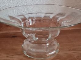 Glasi Hergiswil elegante Glasschale, Vintage, für Früchte &