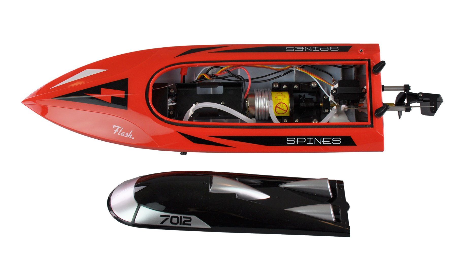 Modellismo RC: RC Rennboot "mit Retour Gang" - Schnell, wendig & neu! – Nuovo e nell'imballaggio originale da Horgen venduto da RcModell 3