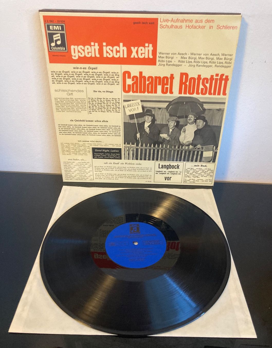 Vinyles: Cabaret Rotstift - Gseit Isch Xeit LP – Neuf (Voir description) à Wettingen par 12.Zoll.Vinyl 2