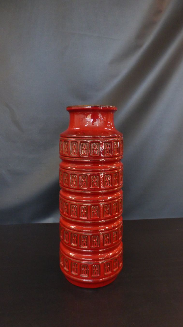 Vasi & Recipienti: Scheurich Vase rot Vintage – Usato da Basel venduto da bk_brockibasel 1