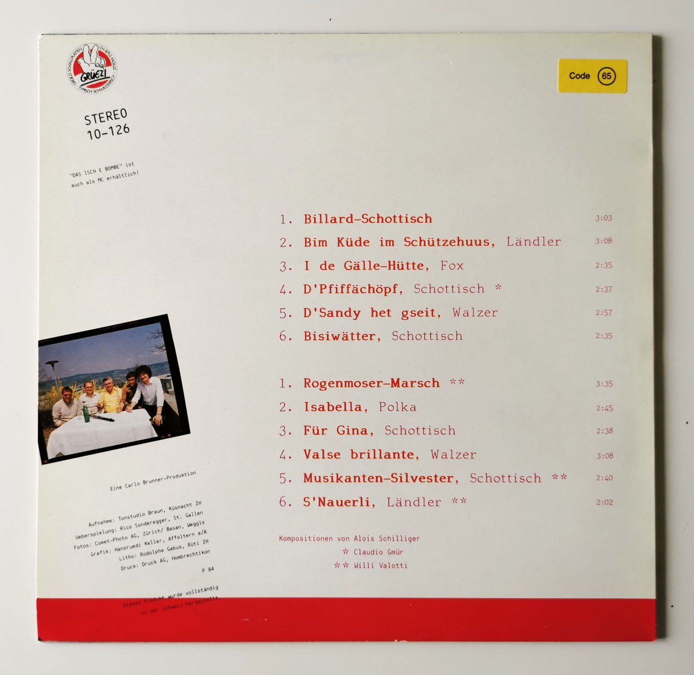 Schallplatten: Vinyl-LP "Das isch e Bombe" – Gebraucht aus Lichtensteig von chlepfshit 1