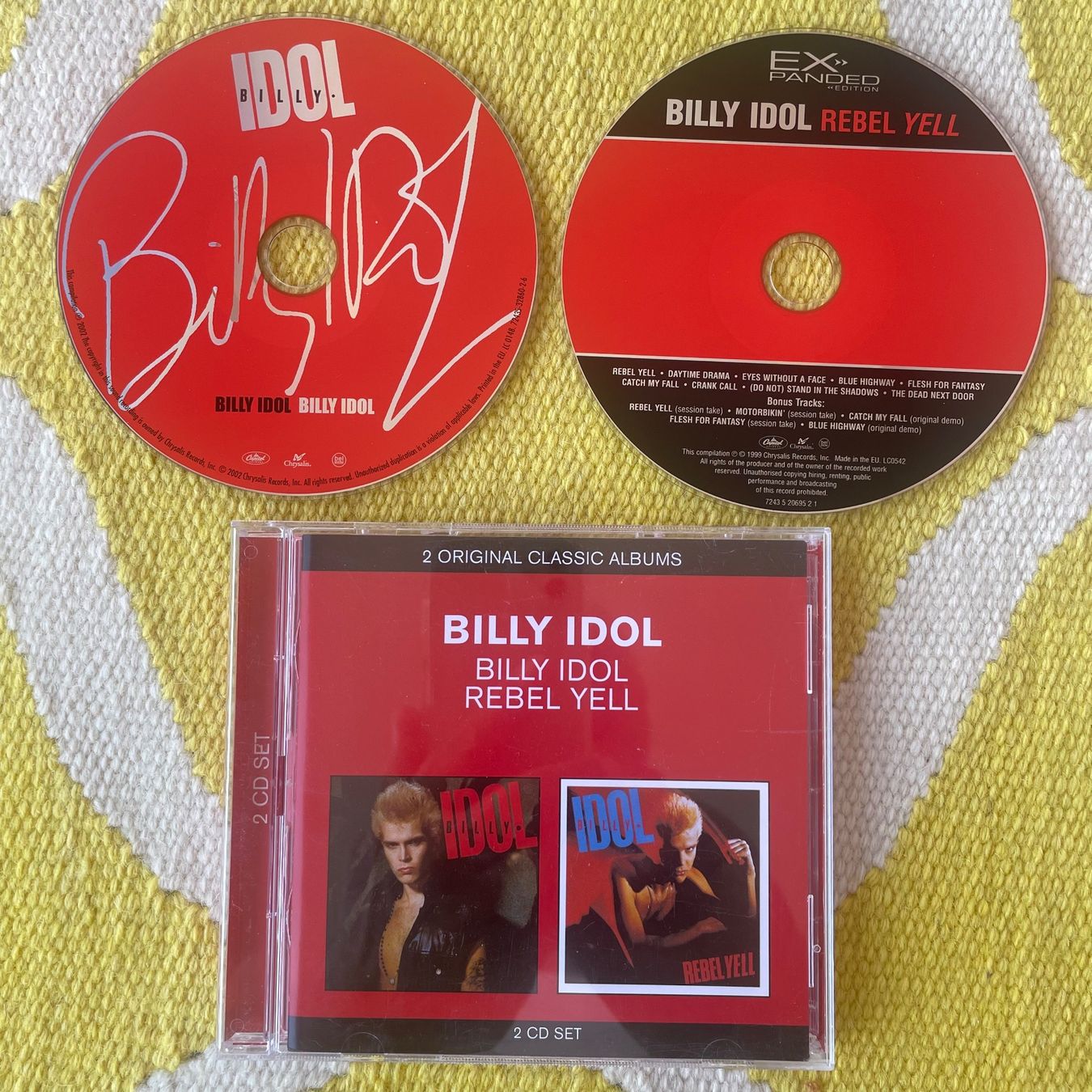 CDs: BILLY IDOL-2CD BILLY IDOL/REBEL YELL – Gebraucht aus Rorschacherberg von CD-Roli