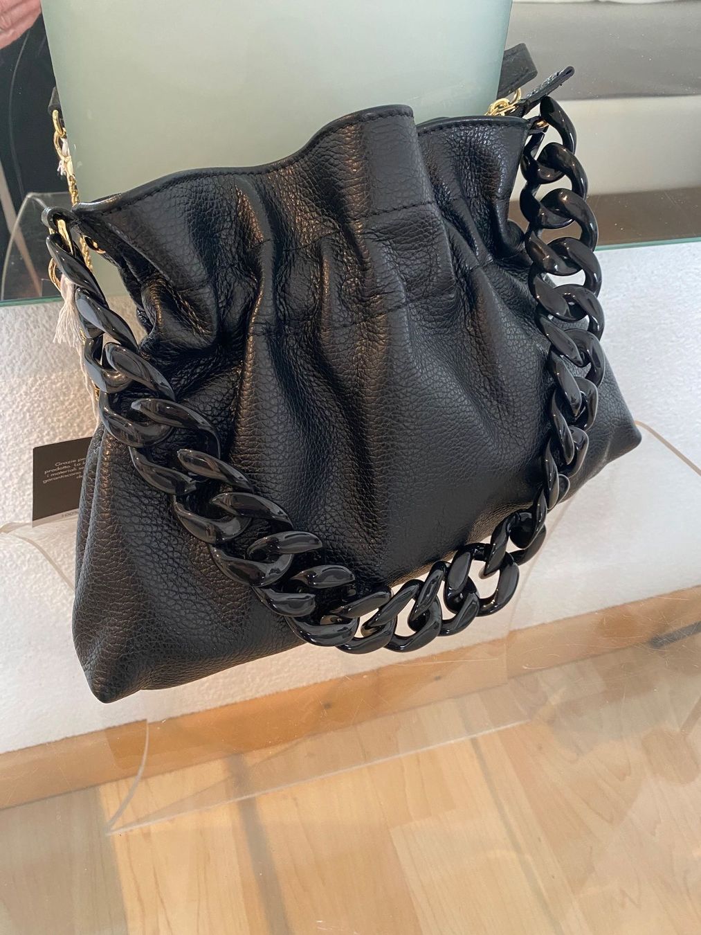 Borse da donna: ANNA MARELLINI HANDTASCHE SCHWARZ  NEU!! – Nuovo e nell'imballaggio originale da Eschenbach SG venduto da Lady020 3