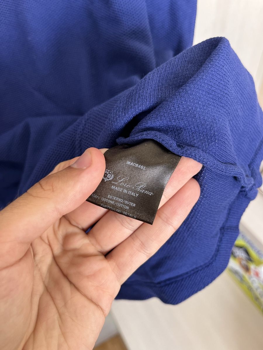 T-shirt: Loro Piana Tee Shirt Blue – Usato da Genève venduto da 3M_JR 2