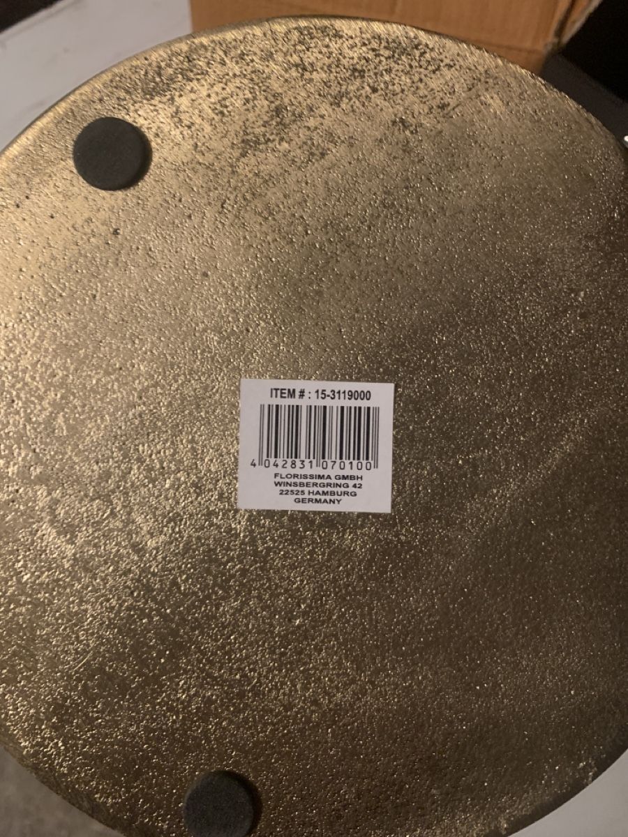 Servierplatten: RESTPOSTEN - 8x Goldteller 20cm MASSIV – Neu und originalverpackt aus Wolfhalden von Saemy77 3