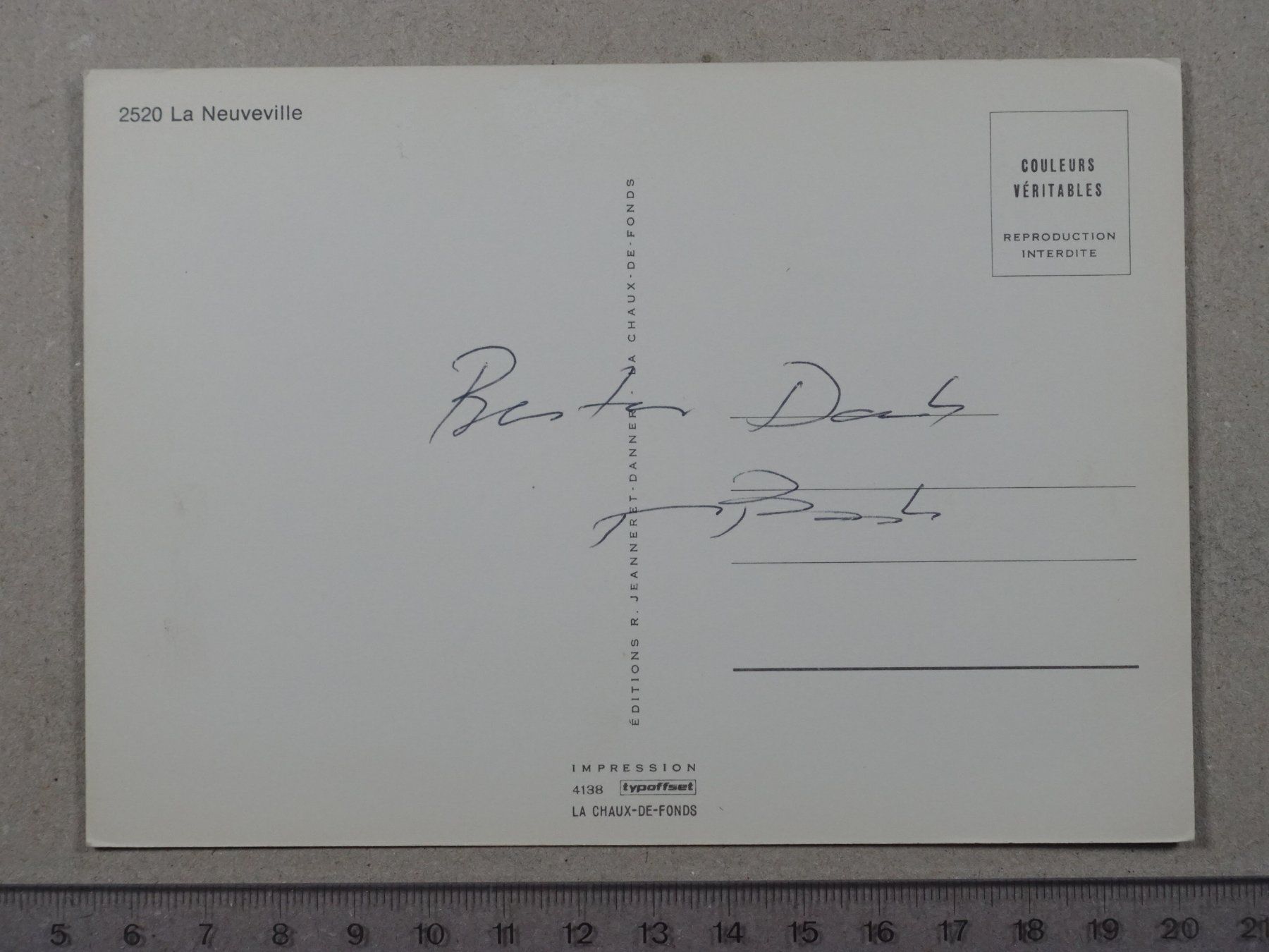Cartoline postali: La Neuveville – Usato da Lenzburg venduto da fh1 1