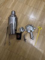 Set Cocktail Shaker Acciaio Inox Usato