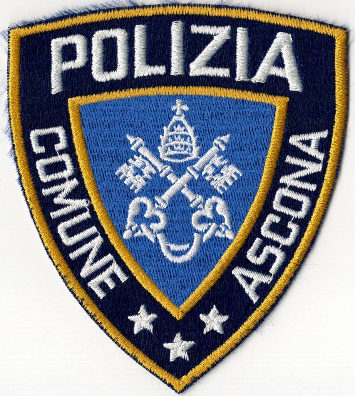 Placchette & Badge: Badge Polizia Comunale di Ascona – Usato da Caslano venduto da HyperSkyUp99