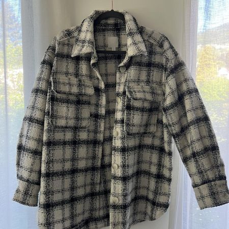 H&M Jacke im Karomuster, Grösse L