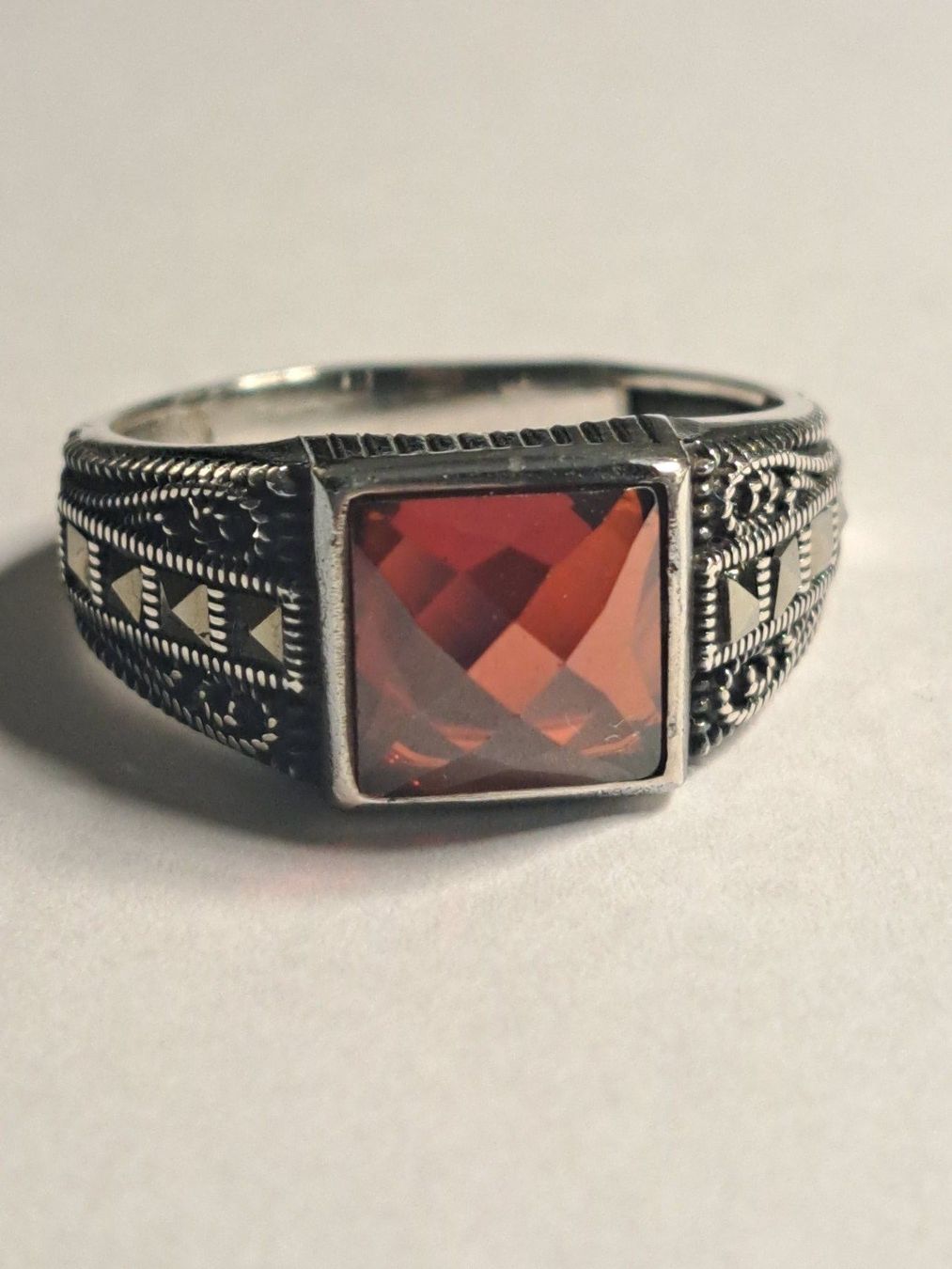 Ringe: 0003 - Bague en argent, Markazit, taille 58 – Neu und originalverpackt aus Neuchâtel von NIDAVELIR