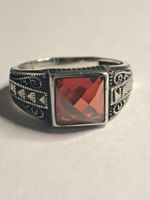 0003 - Bague en argent, Markazit, taille 58