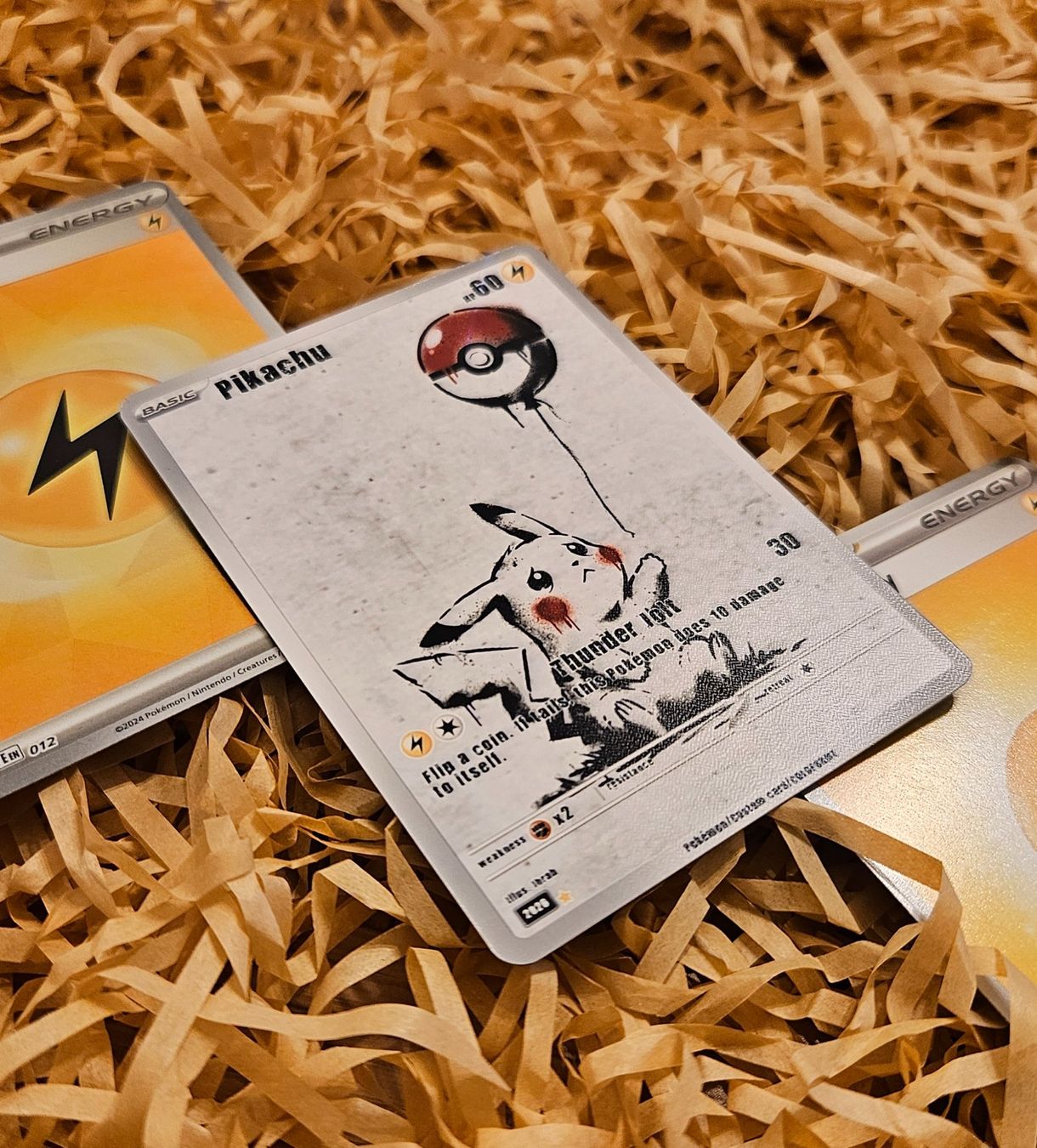 Pokémon Carte collezionabili: Pikachu (Banksy) custom card – Nuovo (secondo la descrizione) da Yverdon-les-Bains venduto da sen_dh25 1