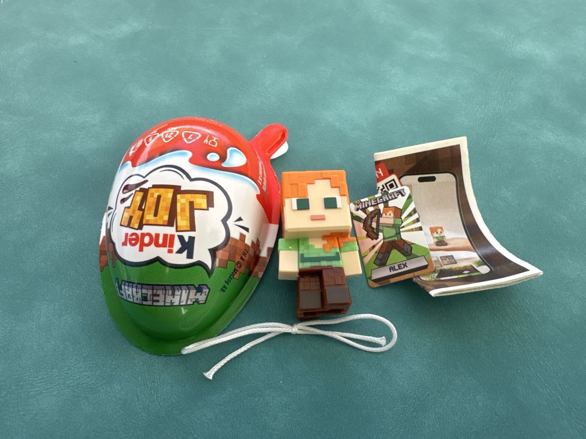Statuette: Kinder Joy Minecraft  Alex "ohne Kinderjoyschale" – Nuovo e nell'imballaggio originale da Giffers venduto da cam_mb92
