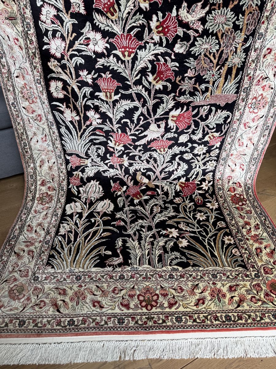 Tappeti: Einzigartiger echter Ghom Seidenteppich - 100% Perserteppich – Usato da Bennau venduto da Mayer_Carpets 3