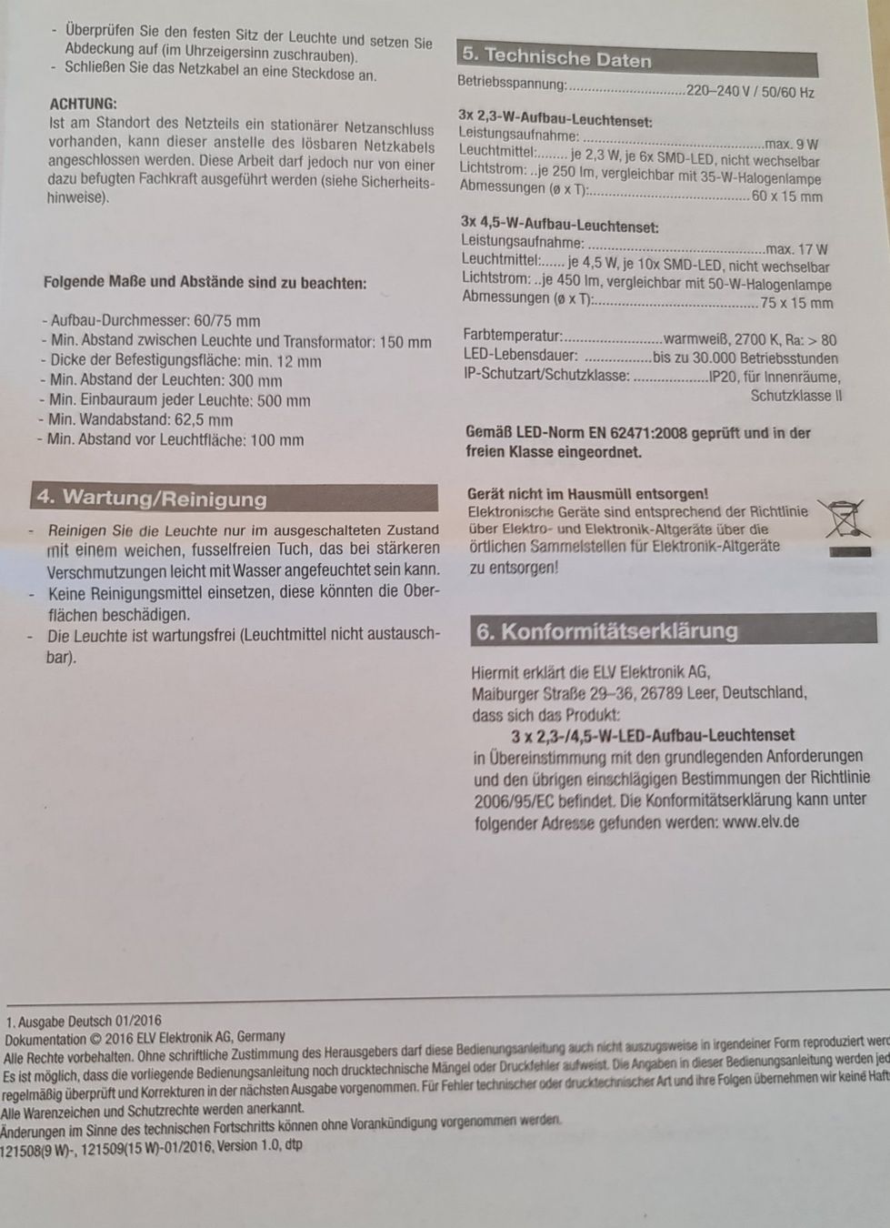 Lampadari & plafoniere: 2 LED-Aufbauleuchten-Set – Nuovo e nell'imballaggio originale da Rothenburg venduto da 123odermatt 4