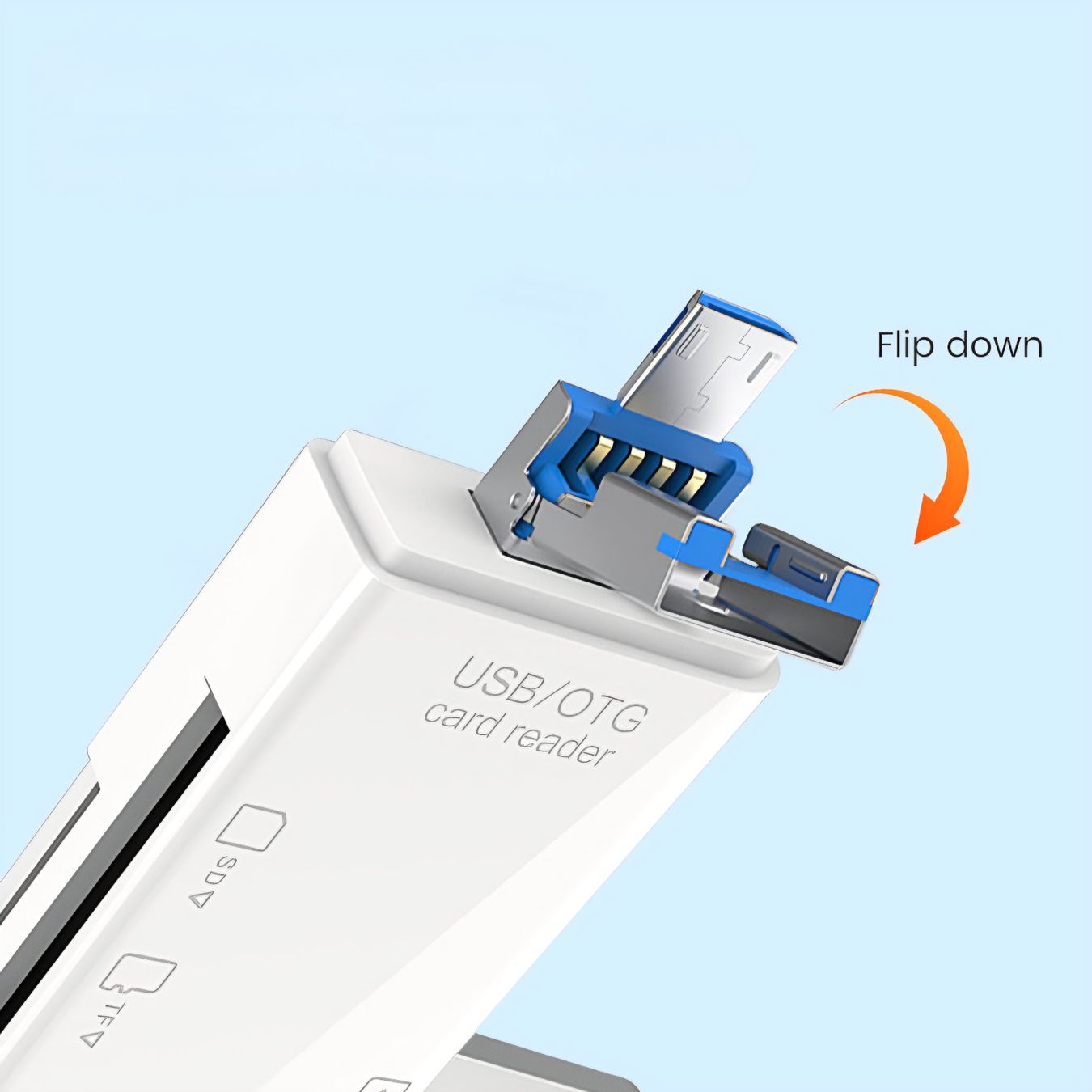 Lecteurs de cartes: 6-in-1 USB-C / USB-A / Micro-USB Kartenleser & OTG Adapter – Neuf avec emballage d'origine à Uster par -FPS- 2