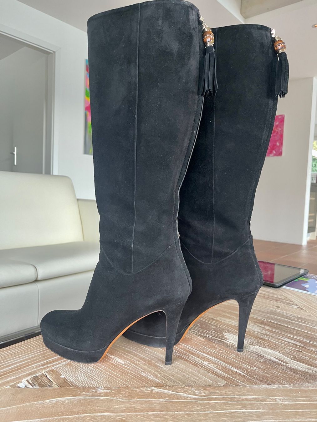 Gucci Scarpe da donna: Gucci Stiefel Wildleder – Usato da Madetswil venduto da henri154 3