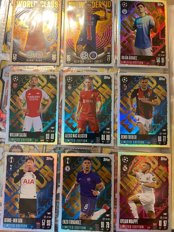 Topps Carte collezionabili: Topps Match Attax 24/25 komplett – Usato da Zürich venduto da BVBWINNER 7