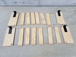 🐱 Katzentreppe Holz zur Wandmontage, 2 Stück, ca. 230 cm