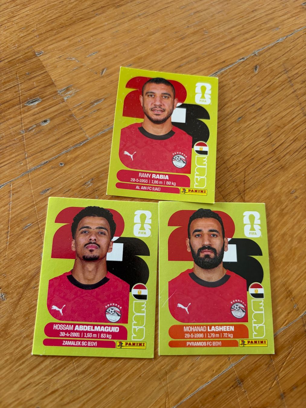 Panini Cartes à collectionner: Panini EGY 7, 8, 14 - Set 3 Bilder – Neuf (Voir description) à Zürich par bel5