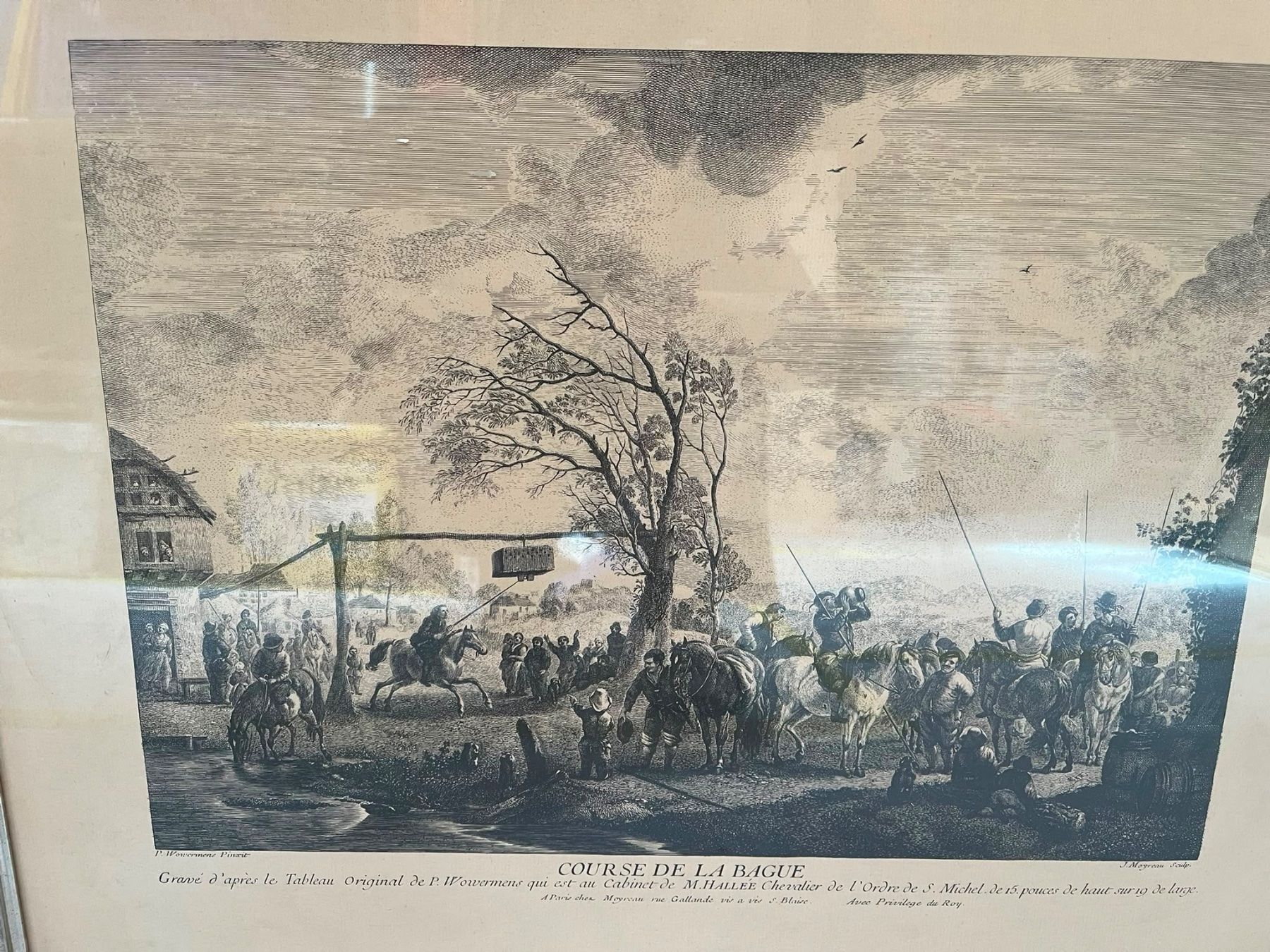 Posters & Illustrations: Bild "Course de la Bague"  60x50cm – D'occasion à Wiggen par Antoniotto 1