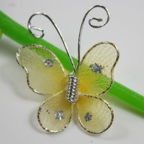 Cuisines complètes: Papillon métal + nylon 3cm JAUNE – Neuf avec emballage d'origine à St-Imier par goodber