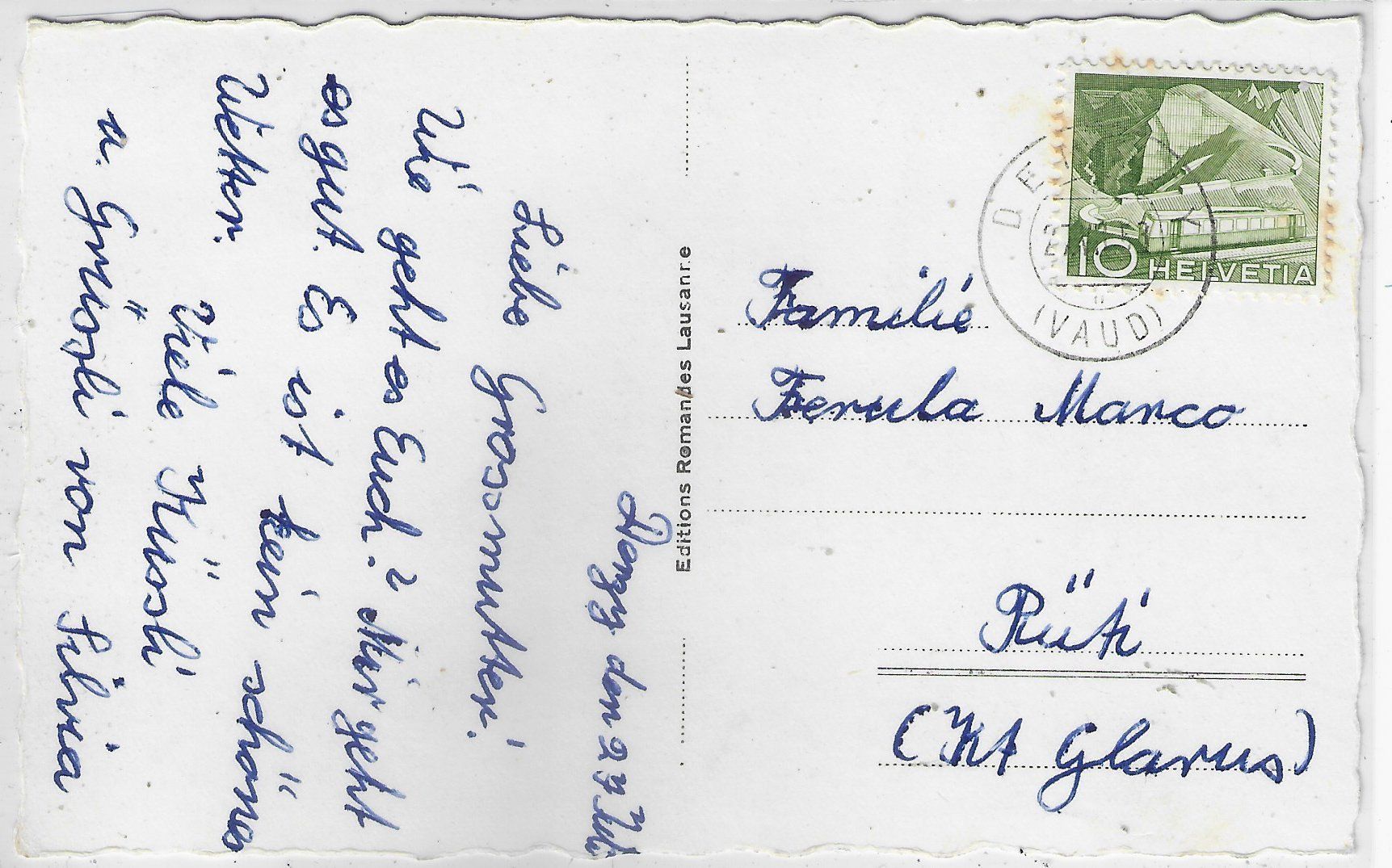 Cartoline postali: Denezy - L'Eglise – Usato da Ettingen venduto da Kartenplanet 1