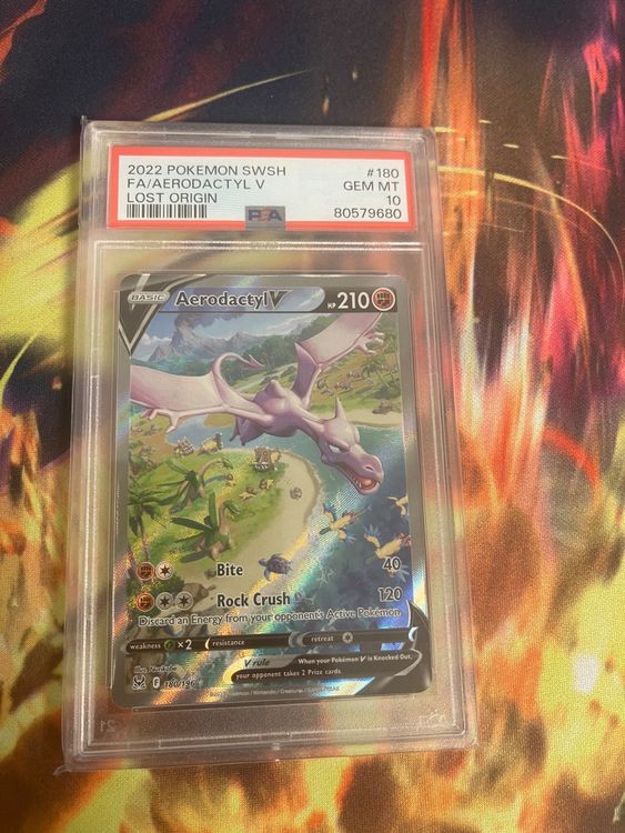 Pokemon Karte Aerodactyl v alt art psa 10 Kaufen auf Ricardo