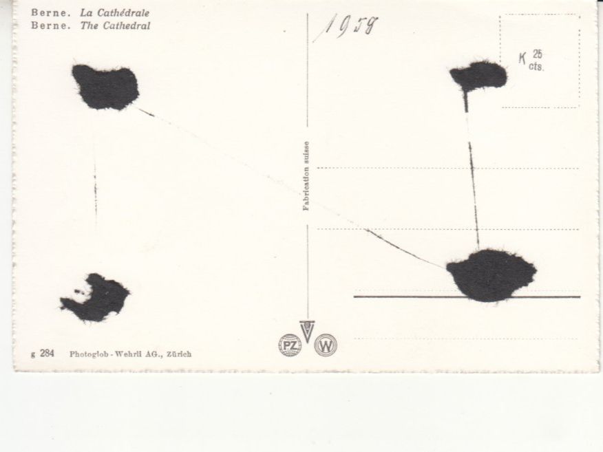 Cartoline postali: Bern Münster 1958 – Usato da Bürglen TG venduto da StampGraf 1
